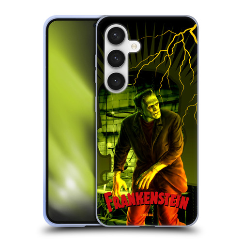 Universal Monsters Frankenstein Yellow Soft Gel Case for Samsung Galaxy S24 5G