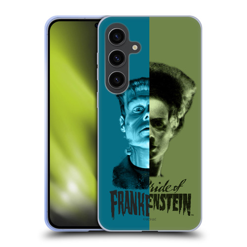 Universal Monsters Frankenstein Half Soft Gel Case for Samsung Galaxy S24+ 5G