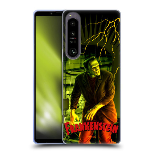 Universal Monsters Frankenstein Yellow Soft Gel Case for Sony Xperia 1 IV