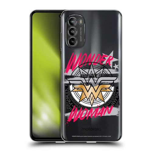 Wonder Woman DC Comics Graphic Arts Shield Soft Gel Case for Motorola Moto G82 5G