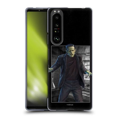 Universal Monsters Frankenstein Frame Soft Gel Case for Sony Xperia 1 III