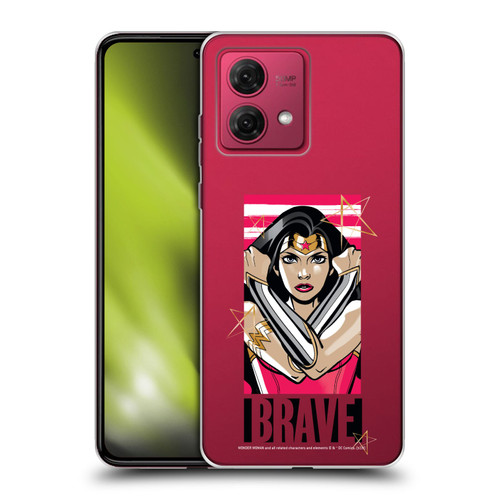 Wonder Woman DC Comics Graphic Arts Brave Soft Gel Case for Motorola Moto G84 5G