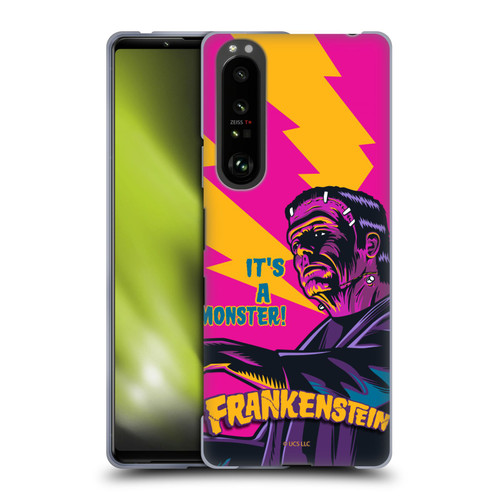 Universal Monsters Frankenstein It's A Monster Soft Gel Case for Sony Xperia 1 III