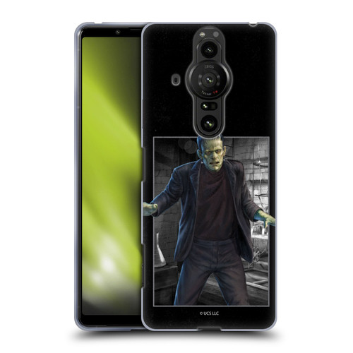 Universal Monsters Frankenstein Frame Soft Gel Case for Sony Xperia Pro-I
