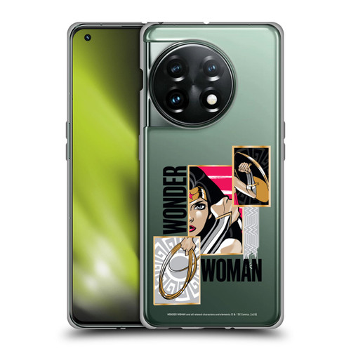 Wonder Woman DC Comics Graphic Arts Weapons Soft Gel Case for OnePlus 11 5G