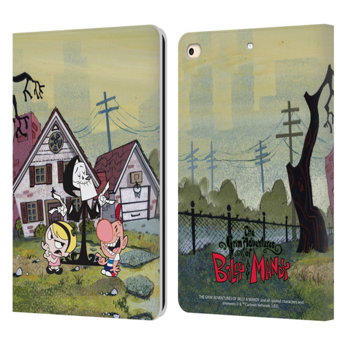 The Grim Adventures of Billy & Mandy Graphics Poster Leather Book Wallet Case Cover For Apple iPad 9.7 2017 / iPad 9.7 2018