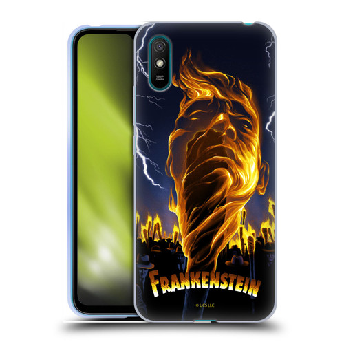 Universal Monsters Frankenstein Flame Soft Gel Case for Xiaomi Redmi 9A / Redmi 9AT