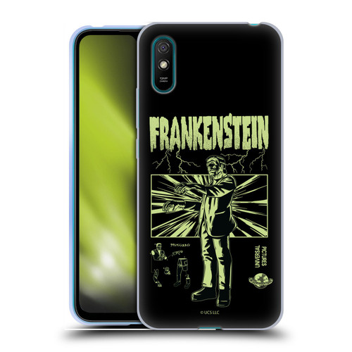 Universal Monsters Frankenstein Lightning Soft Gel Case for Xiaomi Redmi 9A / Redmi 9AT