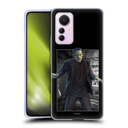 Universal Monsters Frankenstein Frame Soft Gel Case for Xiaomi 12 Lite
