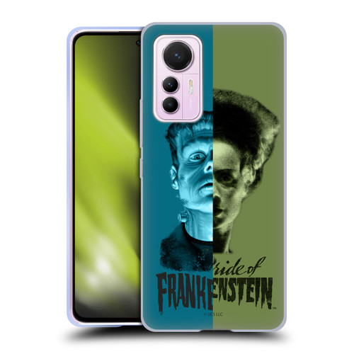 Universal Monsters Frankenstein Half Soft Gel Case for Xiaomi 12 Lite