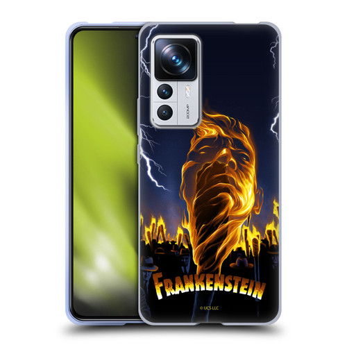 Universal Monsters Frankenstein Flame Soft Gel Case for Xiaomi 12T Pro