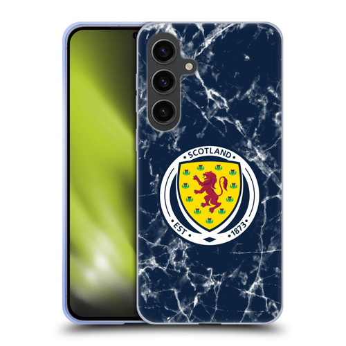 Scotland National Football Team Logo 2 Marble Soft Gel Case for Samsung Galaxy S24+ 5G