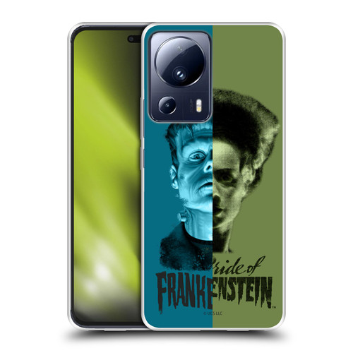 Universal Monsters Frankenstein Half Soft Gel Case for Xiaomi 13 Lite 5G