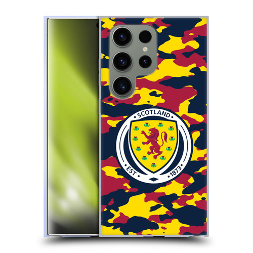 Scotland National Football Team Logo 2 Camouflage Soft Gel Case for Samsung Galaxy S24 Ultra 5G