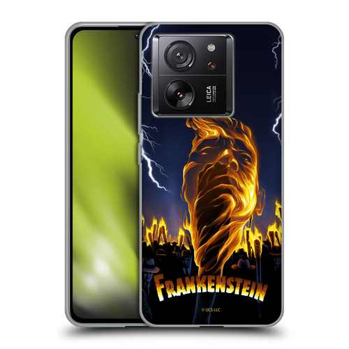 Universal Monsters Frankenstein Flame Soft Gel Case for Xiaomi 13T 5G / 13T Pro 5G