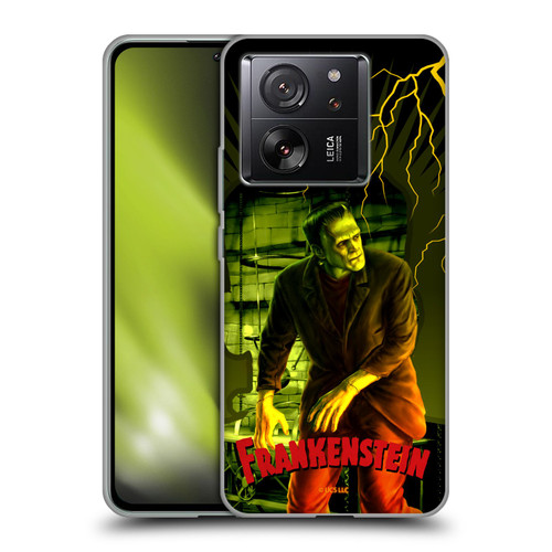 Universal Monsters Frankenstein Yellow Soft Gel Case for Xiaomi 13T 5G / 13T Pro 5G