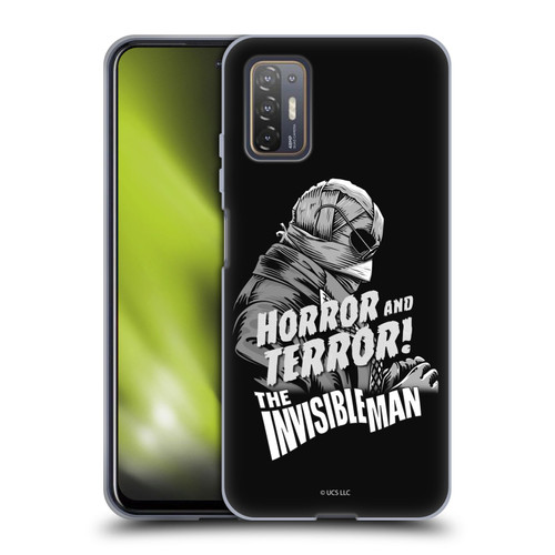 Universal Monsters The Invisible Man Horror And Terror Soft Gel Case for HTC Desire 21 Pro 5G