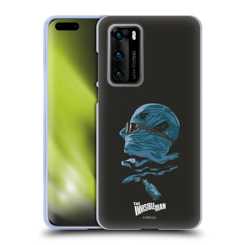 Universal Monsters The Invisible Man Blue Soft Gel Case for Huawei P40 5G