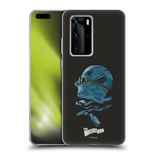 Universal Monsters The Invisible Man Blue Soft Gel Case for Huawei P40 Pro / P40 Pro Plus 5G
