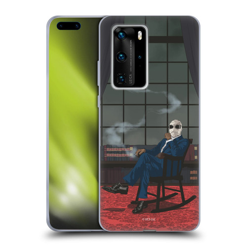Universal Monsters The Invisible Man Key Art Soft Gel Case for Huawei P40 Pro / P40 Pro Plus 5G