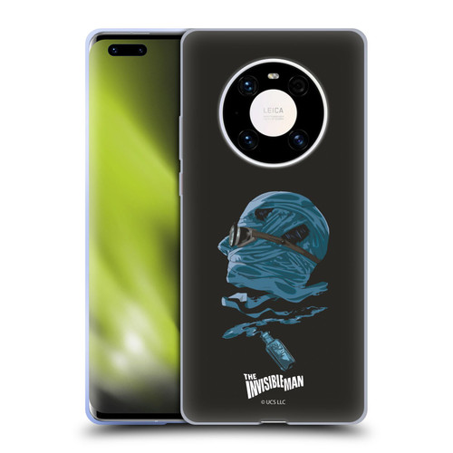 Universal Monsters The Invisible Man Blue Soft Gel Case for Huawei Mate 40 Pro 5G