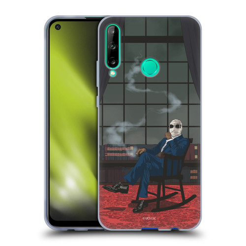 Universal Monsters The Invisible Man Key Art Soft Gel Case for Huawei P40 lite E