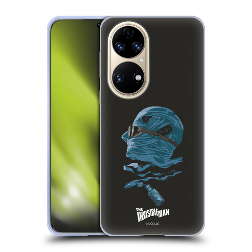 Universal Monsters The Invisible Man Blue Soft Gel Case for Huawei P50