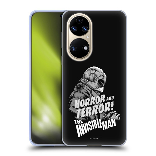 Universal Monsters The Invisible Man Horror And Terror Soft Gel Case for Huawei P50