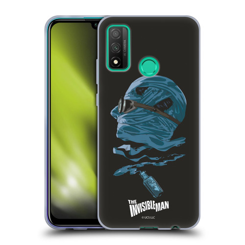 Universal Monsters The Invisible Man Blue Soft Gel Case for Huawei P Smart (2020)