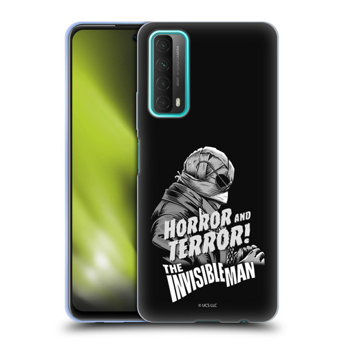 Universal Monsters The Invisible Man Horror And Terror Soft Gel Case for Huawei P Smart (2021)