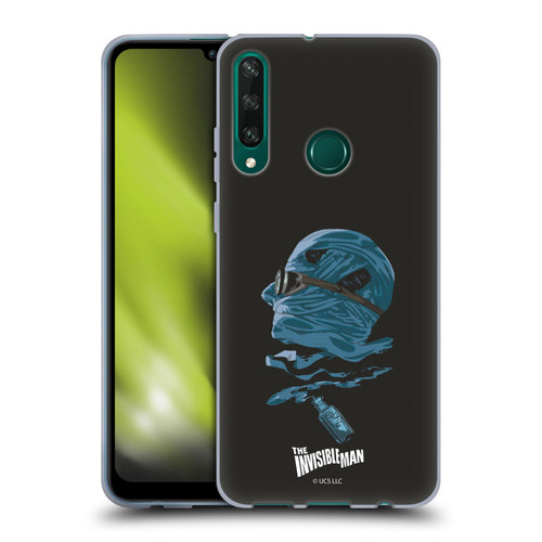 Universal Monsters The Invisible Man Blue Soft Gel Case for Huawei Y6p