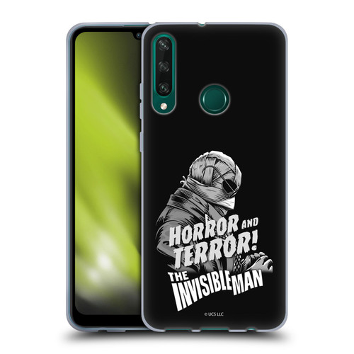 Universal Monsters The Invisible Man Horror And Terror Soft Gel Case for Huawei Y6p