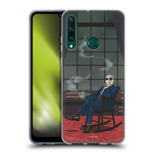 Universal Monsters The Invisible Man Key Art Soft Gel Case for Huawei Y6p