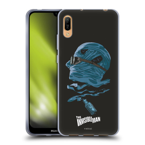 Universal Monsters The Invisible Man Blue Soft Gel Case for Huawei Y6 Pro (2019)