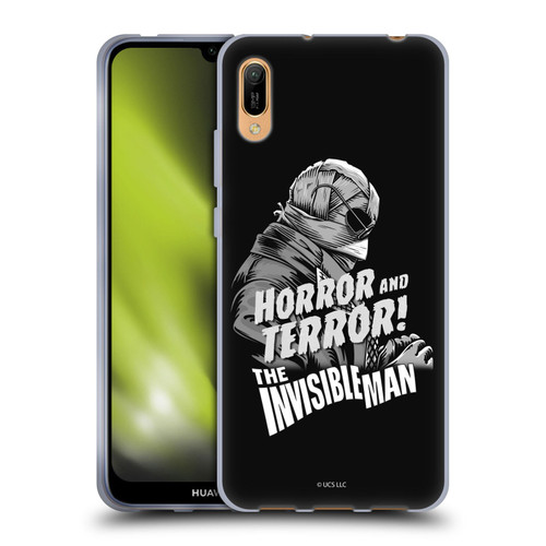 Universal Monsters The Invisible Man Horror And Terror Soft Gel Case for Huawei Y6 Pro (2019)