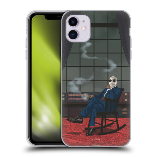 Universal Monsters The Invisible Man Key Art Soft Gel Case for Apple iPhone 11