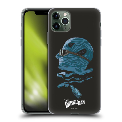 Universal Monsters The Invisible Man Blue Soft Gel Case for Apple iPhone 11 Pro Max