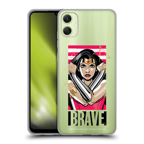 Wonder Woman DC Comics Graphic Arts Brave Soft Gel Case for Samsung Galaxy A05
