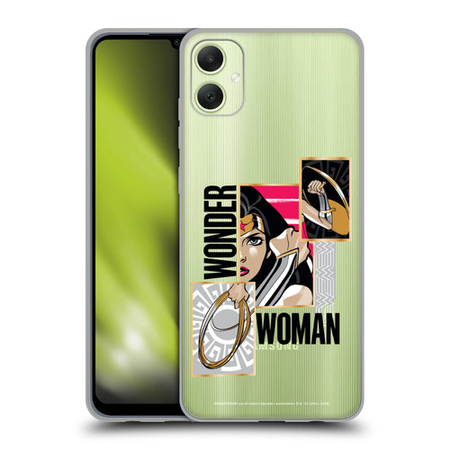 Wonder Woman DC Comics Graphic Arts Weapons Soft Gel Case for Samsung Galaxy A05