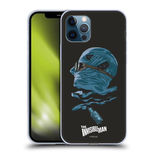 Universal Monsters The Invisible Man Blue Soft Gel Case for Apple iPhone 12 / iPhone 12 Pro