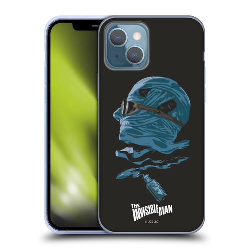 Universal Monsters The Invisible Man Blue Soft Gel Case for Apple iPhone 13
