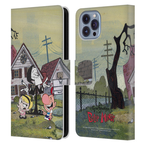 The Grim Adventures of Billy & Mandy Graphics Poster Leather Book Wallet Case Cover For Apple iPhone 14