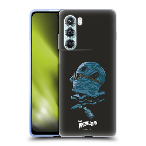 Universal Monsters The Invisible Man Blue Soft Gel Case for Motorola Edge S30 / Moto G200 5G
