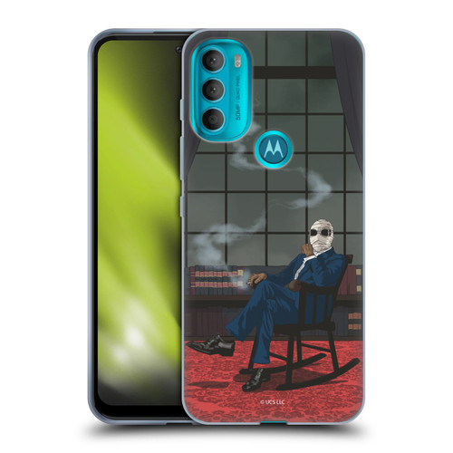 Universal Monsters The Invisible Man Key Art Soft Gel Case for Motorola Moto G71 5G