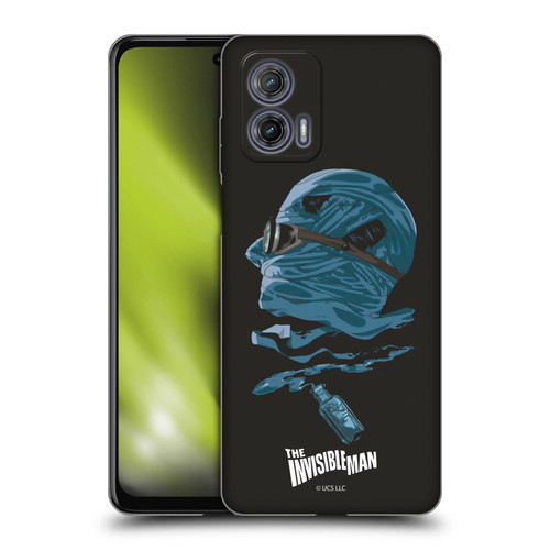 Universal Monsters The Invisible Man Blue Soft Gel Case for Motorola Moto G73 5G