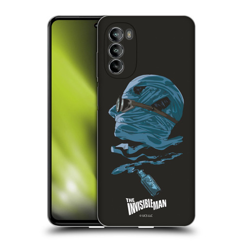 Universal Monsters The Invisible Man Blue Soft Gel Case for Motorola Moto G82 5G