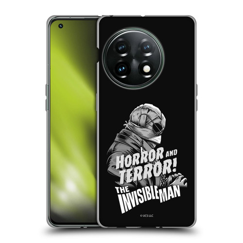 Universal Monsters The Invisible Man Horror And Terror Soft Gel Case for OnePlus 11 5G