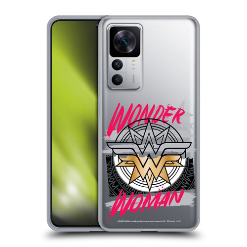 Wonder Woman DC Comics Graphic Arts Shield Soft Gel Case for Xiaomi 12T 5G / 12T Pro 5G / Redmi K50 Ultra 5G