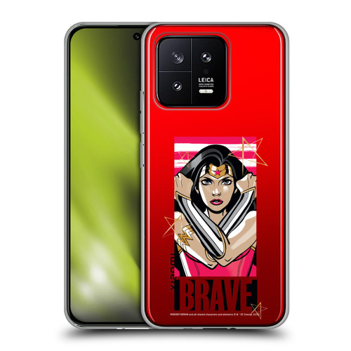Wonder Woman DC Comics Graphic Arts Brave Soft Gel Case for Xiaomi 13 5G