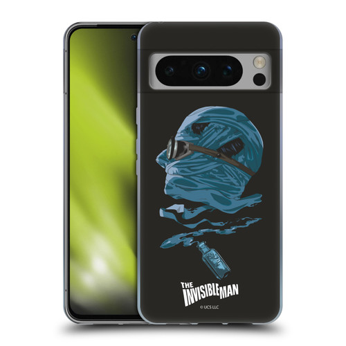 Universal Monsters The Invisible Man Blue Soft Gel Case for Google Pixel 8 Pro